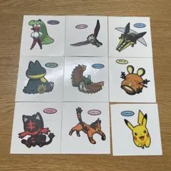 【まとめ売り】ポケモンパン シール 9枚セット（被りなし） 24