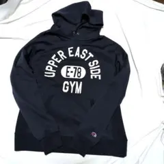 Champion ネイビー パーカー Upper East Side Gym