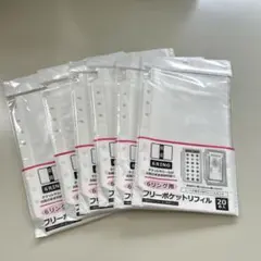 新品未使用セリア　6リング用フリーポケットリフィル 20枚入　6セット