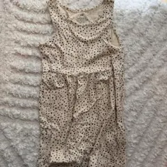 H&M 水玉模様 ノースリーブワンピース US 2T