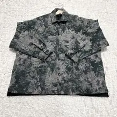 【HARE】　ハレ　(S) ジャケット　花柄　グリーン　メンズ