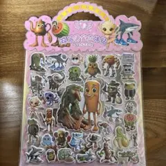 1日２回発送匿名配送 2枚組 大判 3Dぷくぷくシール イタリアンブレインロット