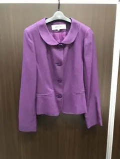 【日本製・上質素材】pierre cardin ウールシルク ジャケット 13号のサムネイル
