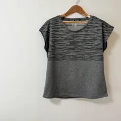 kitson 半袖Tシャツ グレー レディース LLサイズ　ヨガ　ピラティス