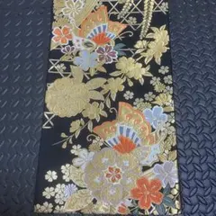 ✦正絹 袋帯✦　松 菊 正絹 袋帯 着物 蜀江 牡丹 笠松 菊 4-1-4 - メルカリ