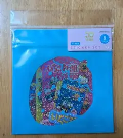 ★未使用★ いちご新聞 ステッカーセット ケース付き/ブルー