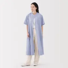 MUJI 涼感半袖シャツワンピース