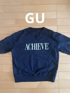 GU 半袖トレーナー ネイビー 150cmのサムネイル