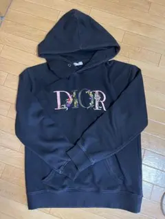 Dior ブラック 花柄ロゴ パーカーのサムネイル