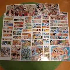 ワンピース総集編　扉絵切り抜き62枚セット