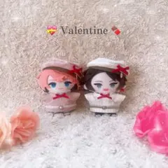 にじぱぺっと ぬい服 トップス ベレー帽 セット 【pink＆white】