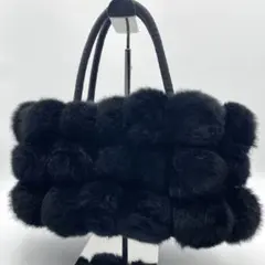 【極美品】Reflect リフレクト　ファーバッグ　ハンドバッグ　ポンポン