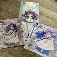 ホロライブ 一番くじ 常闇トワ オーロラアクリルスタンド 2種ラバーチャーム