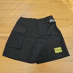 Right-on　TEGスカート風キュロット155 黒