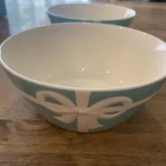 新品未使用⭐︎Tiffany & Co. 水色リボンボウル２個セット⭐︎