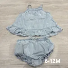 gap ベビー　デニム　セットアップ