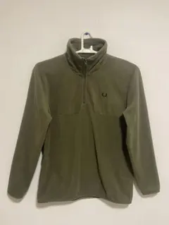 FRED PERRY オリーブ ハーフジップ トレーナーのサムネイル