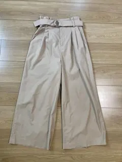 タックパンツ ワイドパンツ