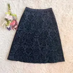未使用級『sunauna』スーナウーナ　マキシフレアスカート　台形スカート（M）