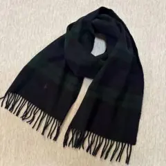 ラルフローレン★チェックマフラー★スコットランド製★柔らかウール★男女兼用