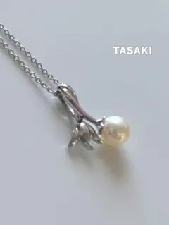 TASAKI タサキ ネックレス 1Pパール 6mm 本真珠 ヴィンテージ SV 