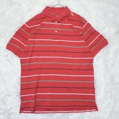 UNIQLO ユニクロ DRY ドライカノコ ポロシャツ L ボーダー 速乾