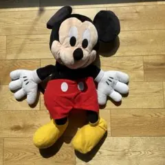 【美品】ミッキーマウス ぬいぐるみ 大きめ ミッキー Disney mickey