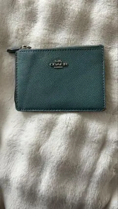 COACH ブルー　フラグメントケース