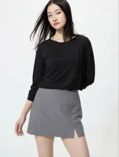 最終値下げ　新品・タグ付き　UNIQLO シアーT ブラック