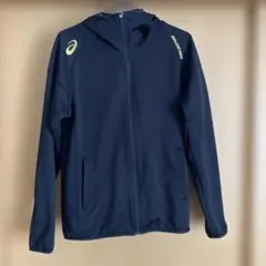 asics ジャージ 黒 金文字