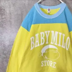 BAPE カットソー M Baby milo バイカラー M ユニセックスのサムネイル