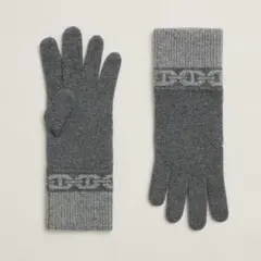 HERMES エルメス トリマイヨン 手袋 グローブ カシミヤ