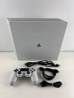 美品 PS4 pro グレイシャー ホワイト 1TB プレイステーション4 プロ