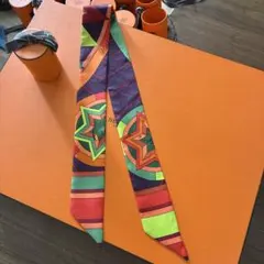 PKBIKさま専用HERMES エルメス ツイリー スカーフ ブルー系 - メルカリ