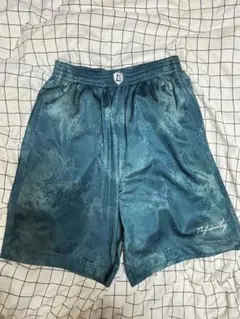 BALL LINE バスケットボールパンツ 青緑