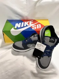 Nike SB スニーカー グレー/ネイビー 25.5cm 新品未使用