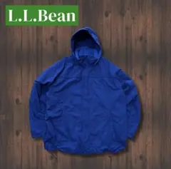 L.L.Bean マウンテンパーカー ブルー フード収納