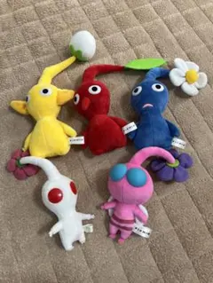 ピクミン ぬいぐるみ セット 三英貿易 赤青黄白羽
