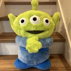 コストコ　トイストーリー リトルグリーンメン BIGぬいぐるみ　ブランケット付