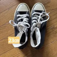 CONVERSE ブラック ハイカットスニーカー JP 23.0
