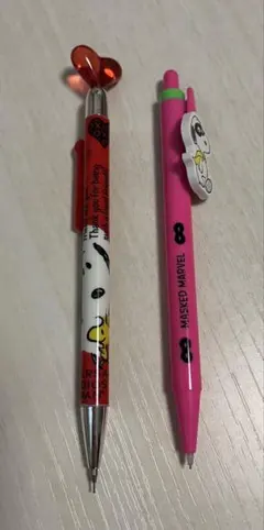 スヌーピー デザイン シャープペンシル2本セット
