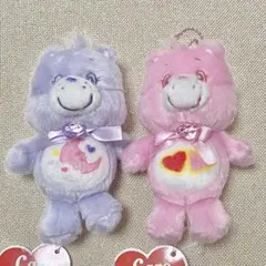 ケアベア ジュエリーマスコット3　2個セット ピンク　パープル　GIGO限定