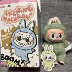 正商品　ラブブlabubu macaron 緑 LABUBU ラブブ MACARON マカロン グリーングレープ 正規品