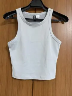 H&M DIVIDED タンクトップ ライトグレー XSのサムネイル