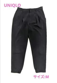 UNIQLO ジョガーパンツ ブラックのサムネイル