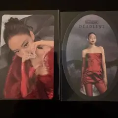 BLACKPINK　DEADLINE JENNIE ジェニ　トレカ　ステッカー