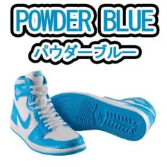 NIKE AirJordan MINIATURE POWDER BLUE 水色