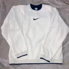 NIKE 00s スウェット リンガー ワンポイント グレータグ L