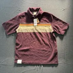 259 OP Sunwear Terry Stripe Polo Brown Lのサムネイル