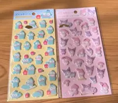 ぷくっとシール　サンリオ　マイメロディ　クロミ　ハンギョドン　ぷっくりシール